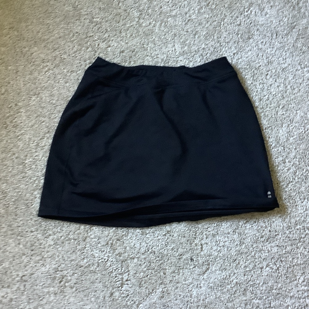 Lands' End Classic Black Mini Skirt